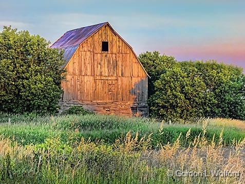 Barn At Sunrise_01142.jpg - Photographed near Crosby, Ontario, Canada.